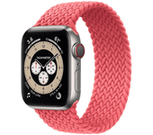 Bracelete Braided Solo NylonSense para Apple Watch Ultra 2 Pulso:157-170mm Rosa