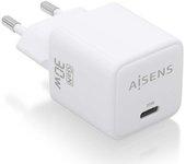 Cargador de Pared AISENS ASCH-30W1P035-W (Blanco - USB-C x 1)