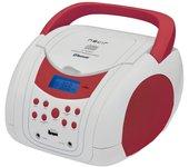 RADIO CD NEVIR NVR483UB BLUETOOTH BLANCO ROJO