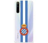 Funda para Realme 6 del RCD Espanyol Escudo Albiceleste Escudo Albiceleste - Licencia Oficial RCD Espanyol