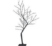 vidaXL Árbol de Navidad 128 LEDs luz azul fría flores de cerezo 120 cm