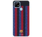 Funda para Realme C21 del FC Barcelona Fondo Rayas Verticales  - Licencia Oficial FC Barcelona