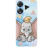 Funda para Oppo A78 5G Oficial de Disney Dumbo Silueta Transparente - Dumbo