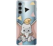 Funda Para Motorola Moto G200 5G Oficial De Disney Dumbo Silueta Transparente - Dumbo