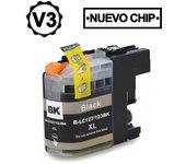 Compatible Cartucho de tinta Brother LC123BK negro LC121BK