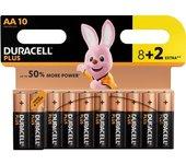 Pilas DURACELL PlusR06   8+2 = 10 unidades