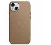 iphone 15 plus woven case taupe