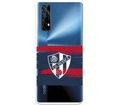 Funda para Realme 7 del Huesca Rayas Transparente - Licencia Oficial SD Huesca