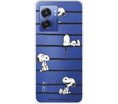 Funda Para Realme Narzo 50 5G Oficial De Peanuts Snoopy Rayas - Snoopy