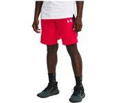 Pantalones cortos under armour baseline hombre red