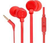 JBL Tune 110 Auriculares Rojos