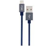 CABLE USB/LIGHTNING M/M DCU 34101250 MFI 1M AZUL