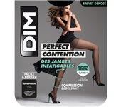 DIM Perfect Contention Panty Compresión Negro Transp 25D TL 1ud