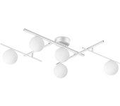 Atlas Contemporáneo Luz de Techo Metal Blanco 5 Luces G9 4W 3000K Ip20