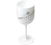 SpazioLuzio - Copa de Champán Moet & Chandon en Policarbonato Blanco de Alta Calidad 500ml