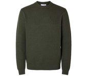 Jersey de punto Selected Dane verde oscuro para hombre