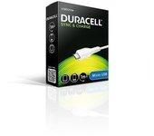 Cable USB DURACELL USB5013W 1 m Blanco (1 unidad)