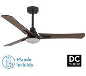 Akunadecor - Ventilador De Techo Metal Negro Coro