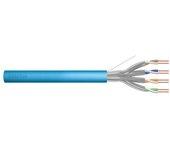 DIGITUS Cat6A INSTALLATION CABLE, U/FTP, Dca, AWG 23/1, LSOH, 500m, blue, reel