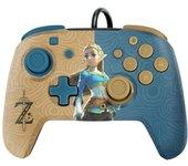 PDP Faceoff Deluxe Audio Wired Controller Zelda