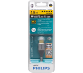 Cable HDMI PHILIPS (HDMI - HDMI - 1.8 m - Gris)