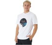 Camiseta de Hombre RIP CURL Corta Fill Up Blanco (L)