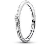 Anillo Pandora ME Dual Blanco y Pavé - 192528C02