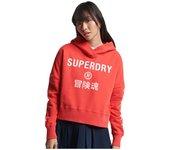 Sudadera SUPERDRY Mujer (44 - Rojo)