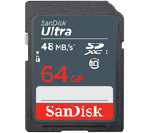 ultra sdxc 64gb 48mb s class 10 uhs-i