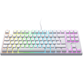 xtrfy k4-rgb-tkl-wh-spa teclado gaming usb qwerty español led rgb blanco