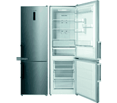 frigorifico combi edesa efc-1832 nf ex  a nofrost e alto 188 cm ancho 59.5 cm inox