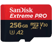 ext pro microsdxc 256gb+sd 200mb s