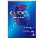 DUREX PRESERVATIVOS NATURAL 24 UNIDADES