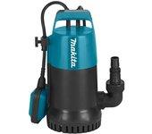 Bomba sumergible eléctrica 800 w azul y negro Makita