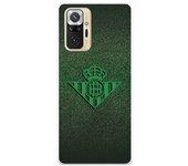 Funda para Xiaomi Redmi Note 10 Pro del Betis Escudo Verde Fondo trama - Licencia Oficial