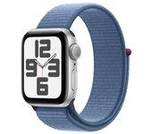 APPLE Watch SE GPS 40 mm Plata con Loop Deportiva Azul-Invierno