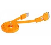 3GO C118 cable USB USB A Micro-USB B Naranja