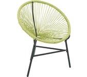 Silla de jardín Acapulco en Polyrattan Green