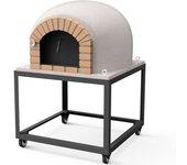 Horno leña stromboli 120cm bl + base metalica c/ruedas light