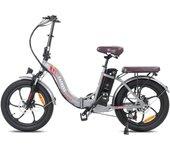 Bicicleta Eléctrica FAFREES F20 Pro 250W 648Wh Autonomía de 80 km Frenos de Disco Gris