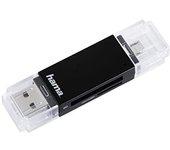 Hama Basic lector de tarjeta USB 2.0/Micro-USB Negro