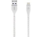 Belkin DuraTek Cable con Cinta Lightning a USB-A 1.2m Blanco