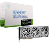 Karta graficzna msi geforce rtx 4070 super 12gb gaming slim white