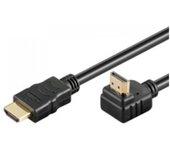 Goobay Cable HDMI 1.4 Acodado Macho/Macho 1m Negro