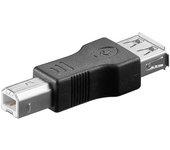 Goobay USB ADAP A-F/B-M Gris