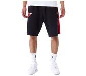 Pantalones new era nba panel oversized chicago bulls negro hombre