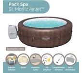 Pack de Spa de hidromasaje inflable St Moritz para 5-7 personas con accesorios