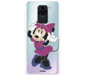 Funda Oficial Clásicos de Disney Minnie Rosa para Xiaomi Redmi Note 9