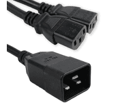 Cable Iec-60320 2 C13 a 1 C20 Da 20 Cm BEMATIK