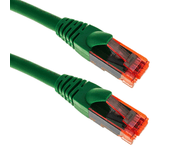 Cable Ethernet Lan Rj45 Utp 24 Awg Ultra Flexible Cat. 6A Verde 20 M